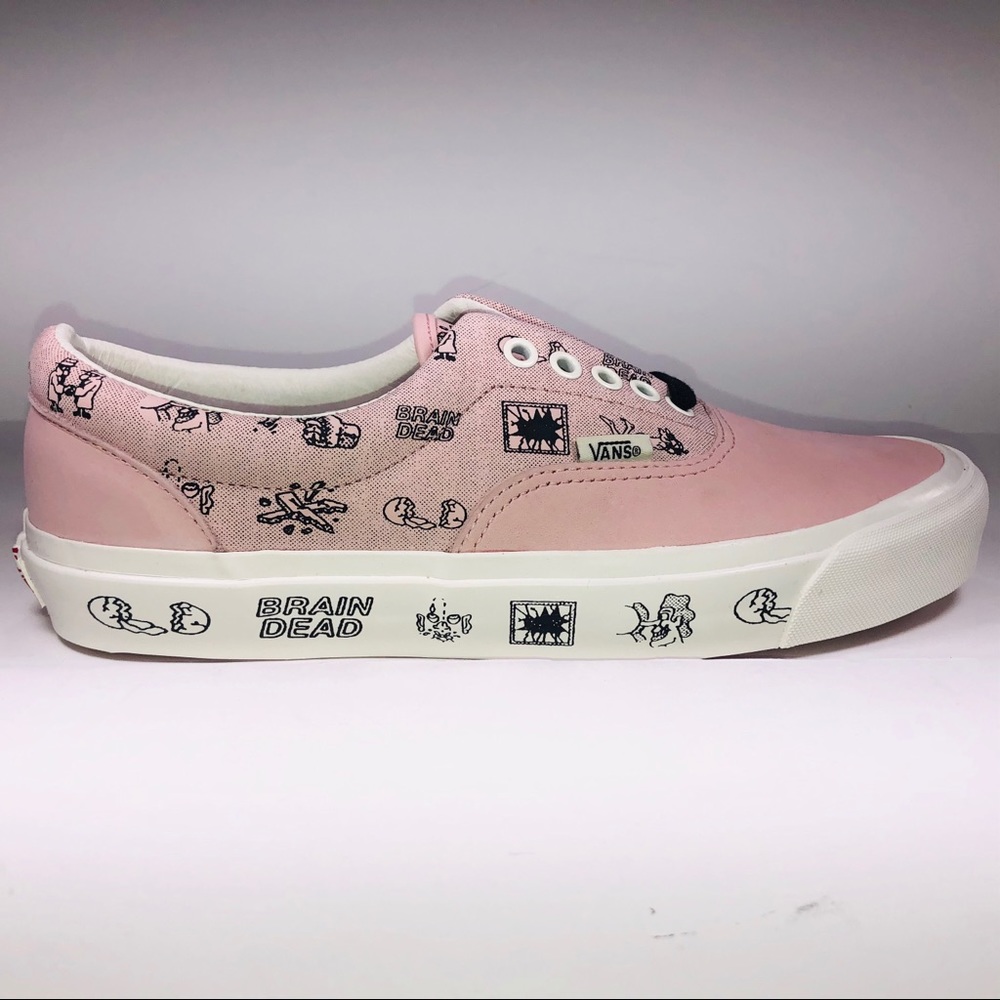 VANS Braindead Era LX Silver Pink Marshmallow Shoe